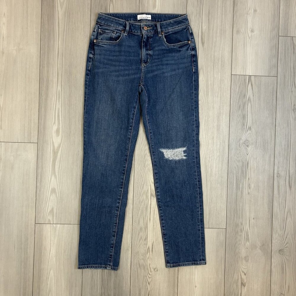 The LOFT Jeans Women's Size 26 / 2 Medium Wash‎ The Curvy Super Soft Girlfriend
